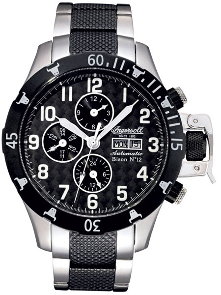 Ingersoll Herrenuhr Bison N° 12 IN2803BKM