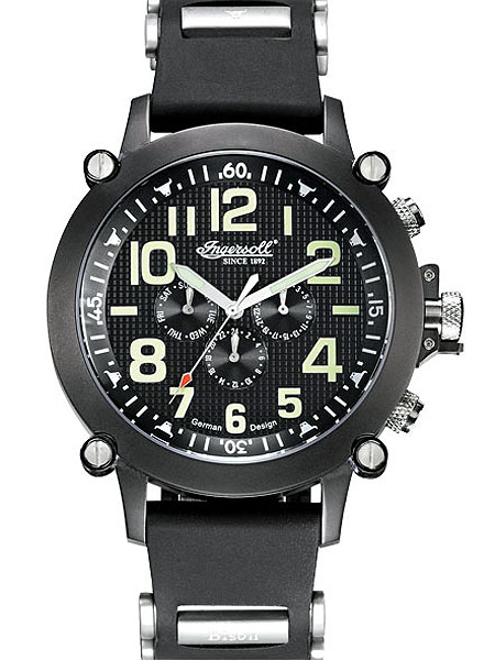 Ingersoll Herrenuhr BISON N° 10 IN1610BBK
