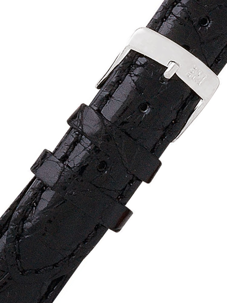 Morellato A01U0518339019CR18 schwarzes Alligator Uhrenarmband 18mm