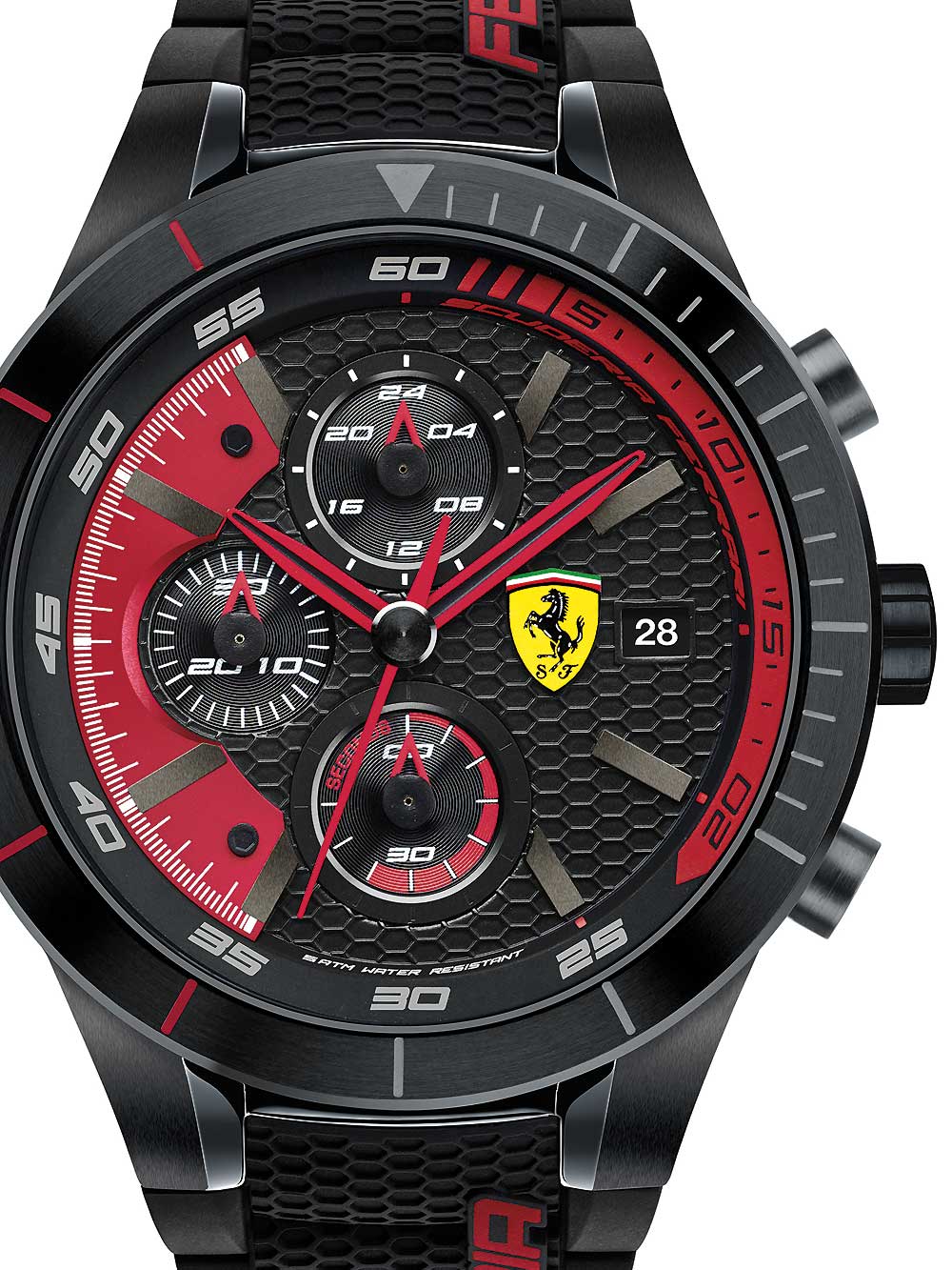 Scuderia Ferrari 0830260 Red Red Evo Chronograph Herren 46mm 5ATM
