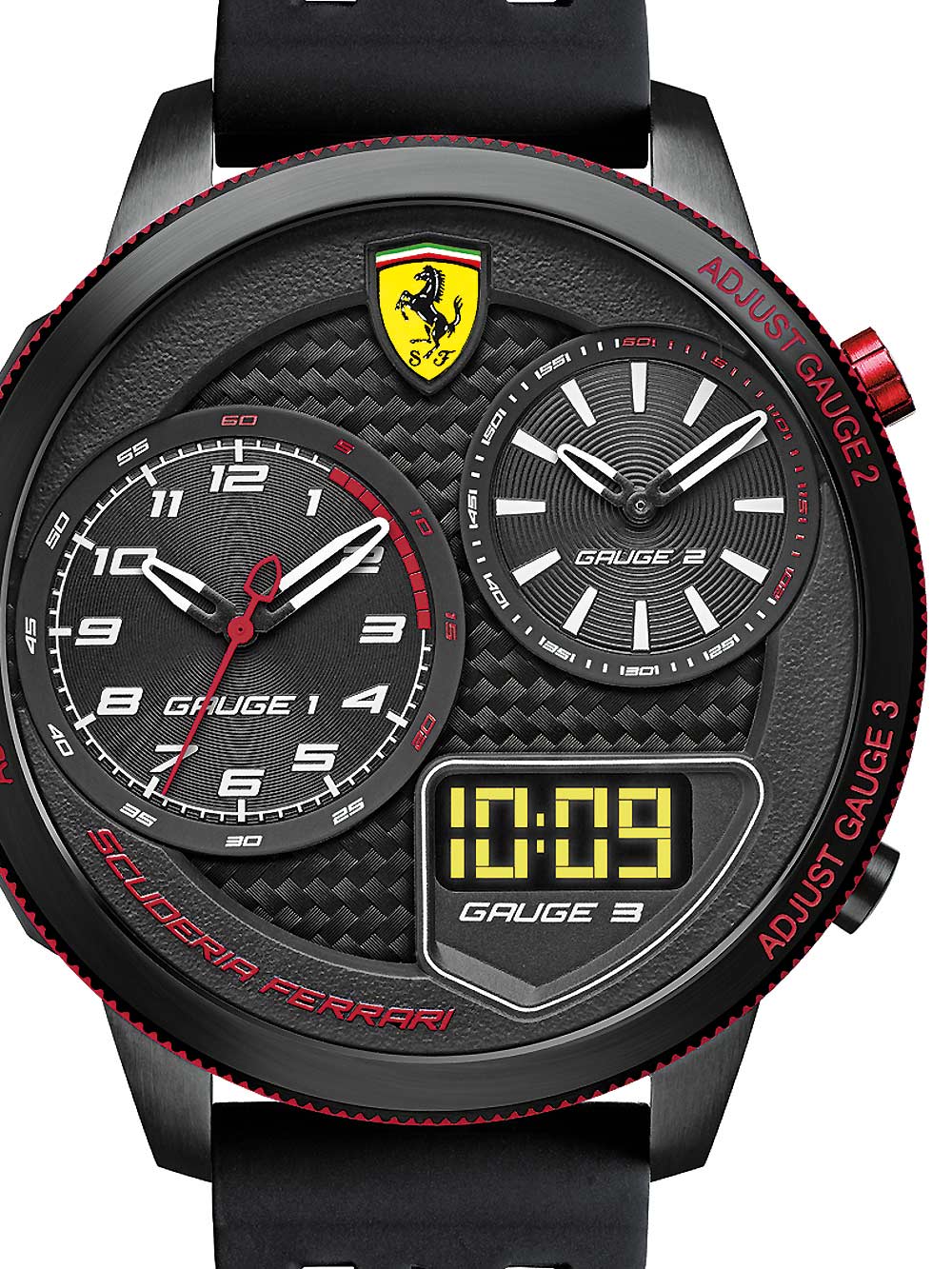 Scuderia Ferrari 0830318 XX Kers Multifunktion Herren 54mm 5ATM