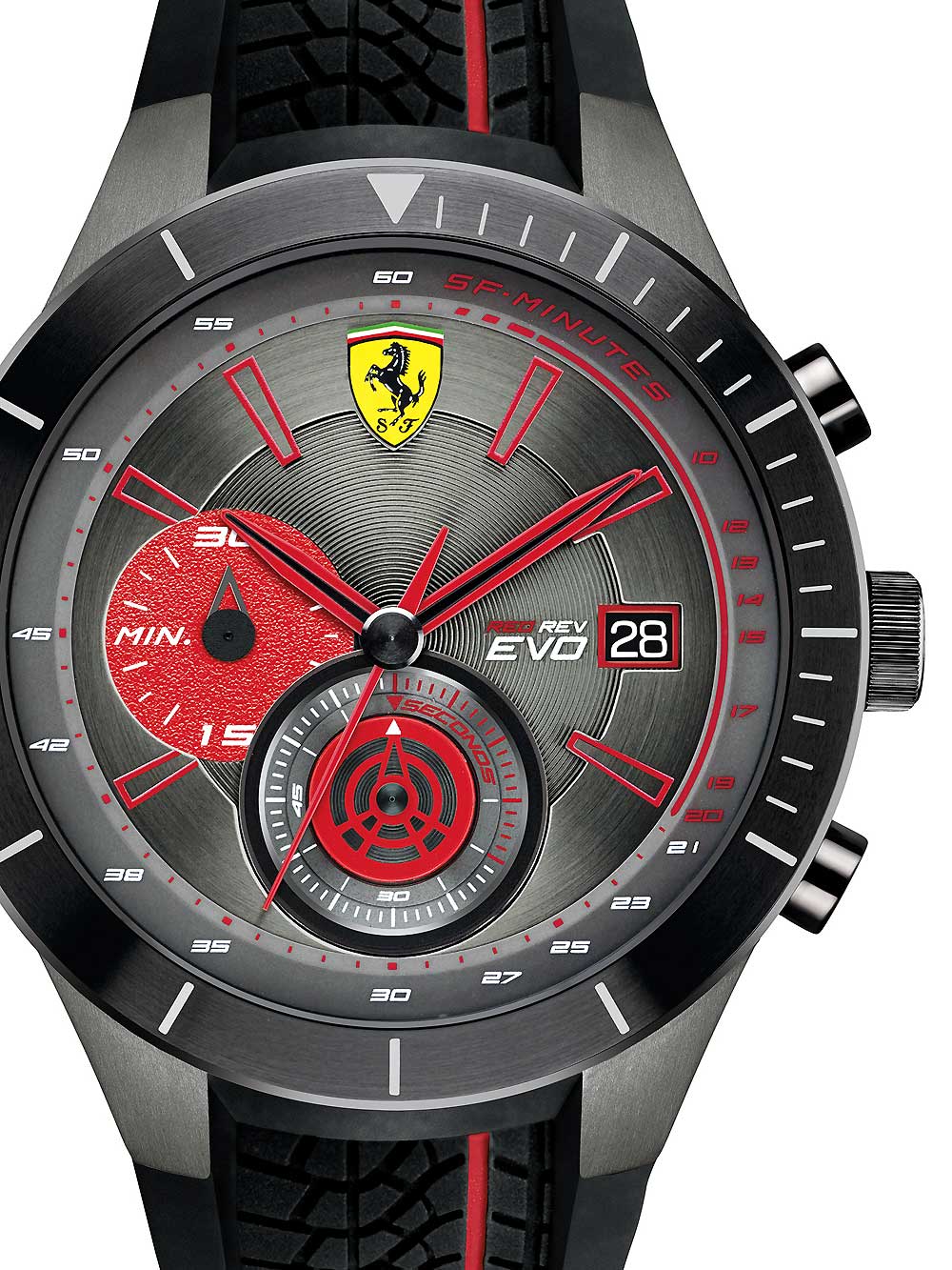 Scuderia Ferrari 0830341 Red Red Evo Chronograph Herren 50mm 5ATM