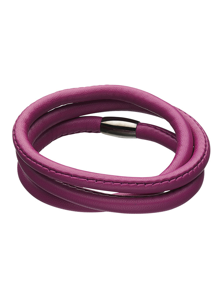 Story Armband 1004895-57 Band Lammnappa Leder pink 57 cm