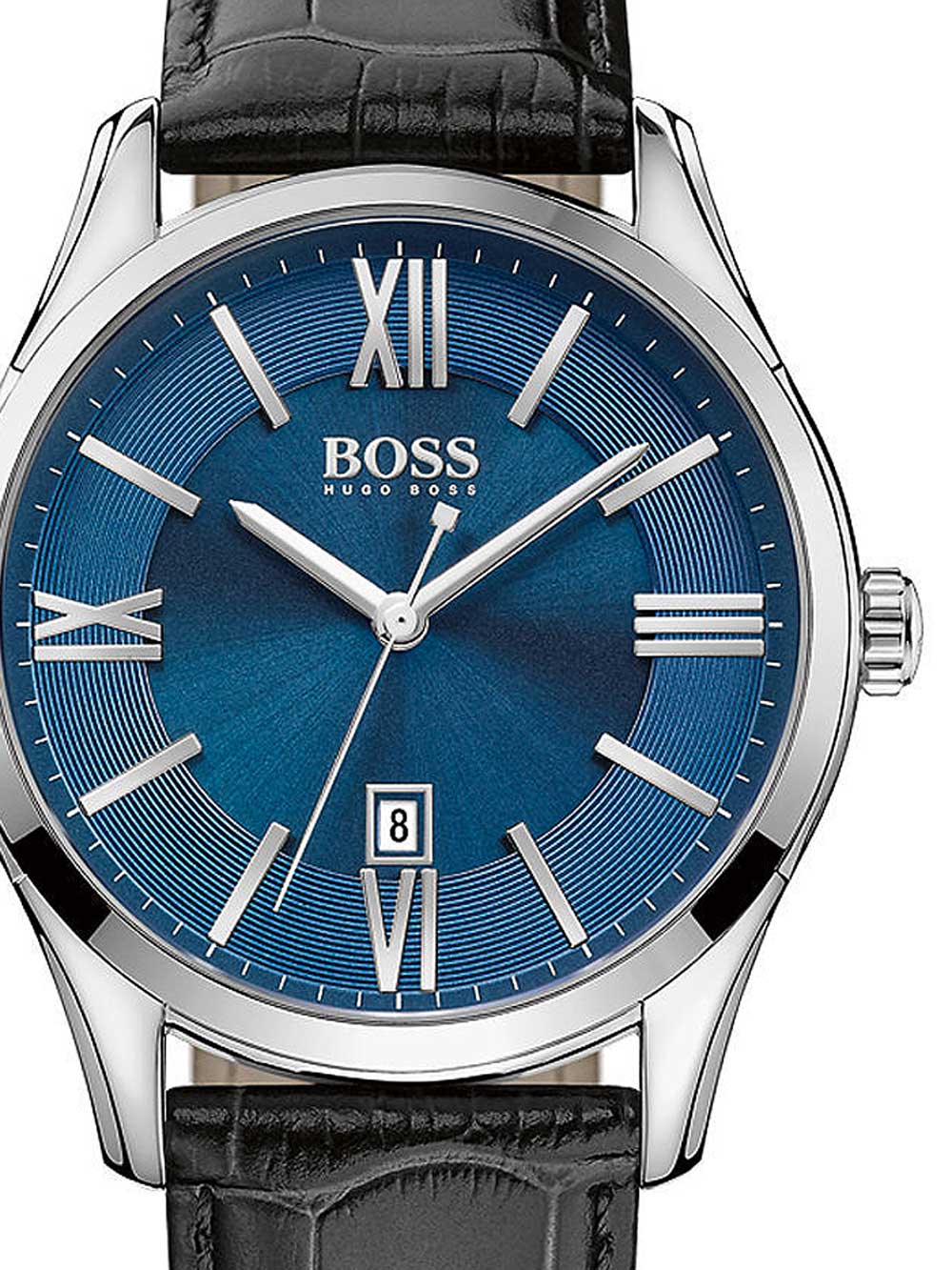 Image of Ambassador Herrenuhr Boss blau