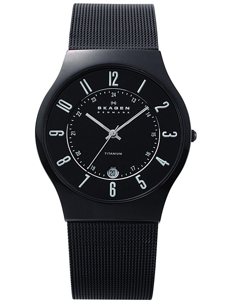 Skagen 233XLTMB Slimline Titanium Herrenuhr