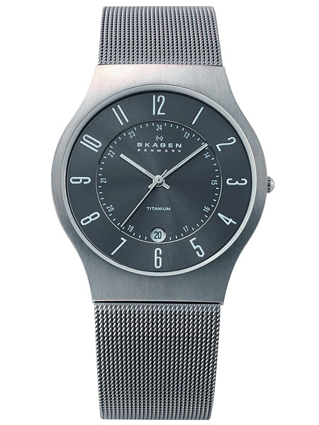 Skagen 233XLTTM Slimline Titanium Herrenuhr