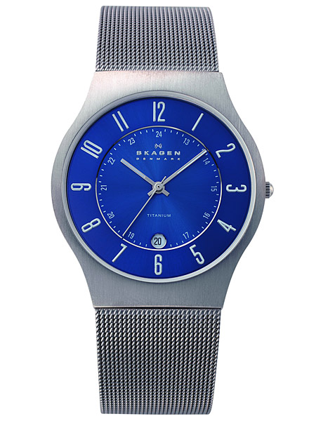 Skagen 233XLTTN Slimline Titanium Herrenuhr