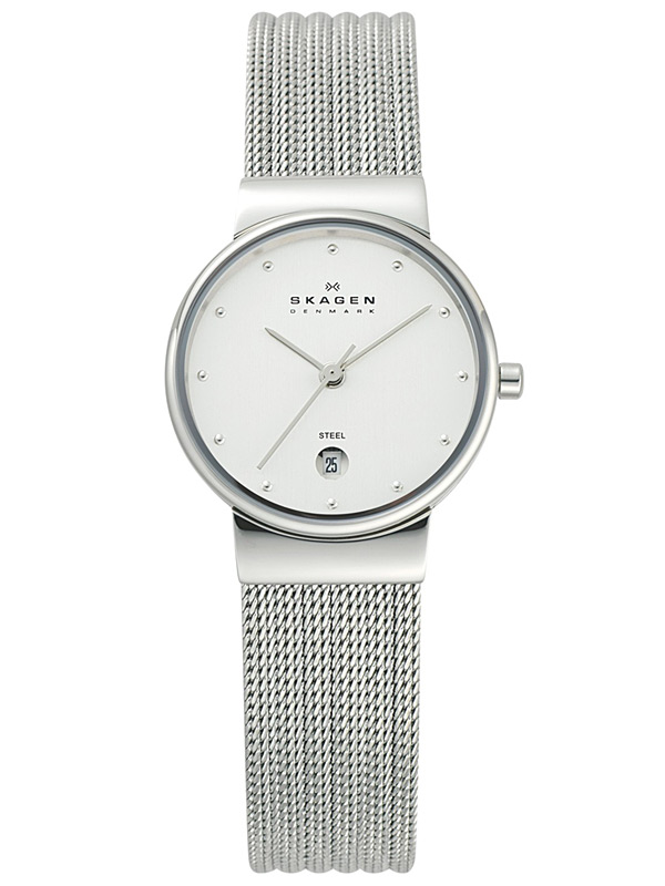 Skagen 355SSS1 Slimline Steel Damenuhr