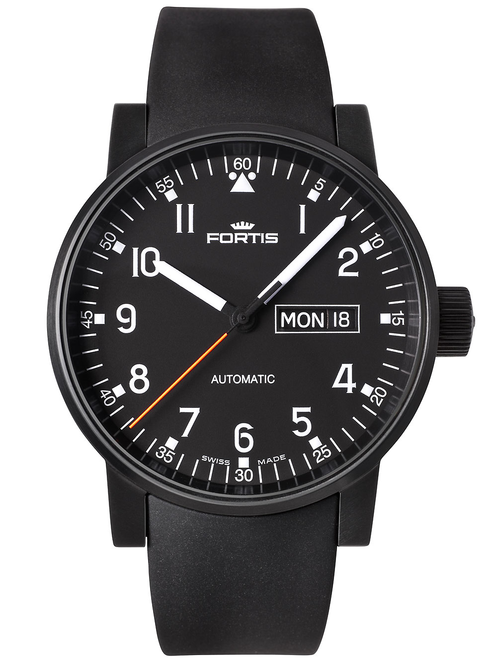 Fortis 623.18.71 Si01 Spacematic Pilot 40mm 10ATM