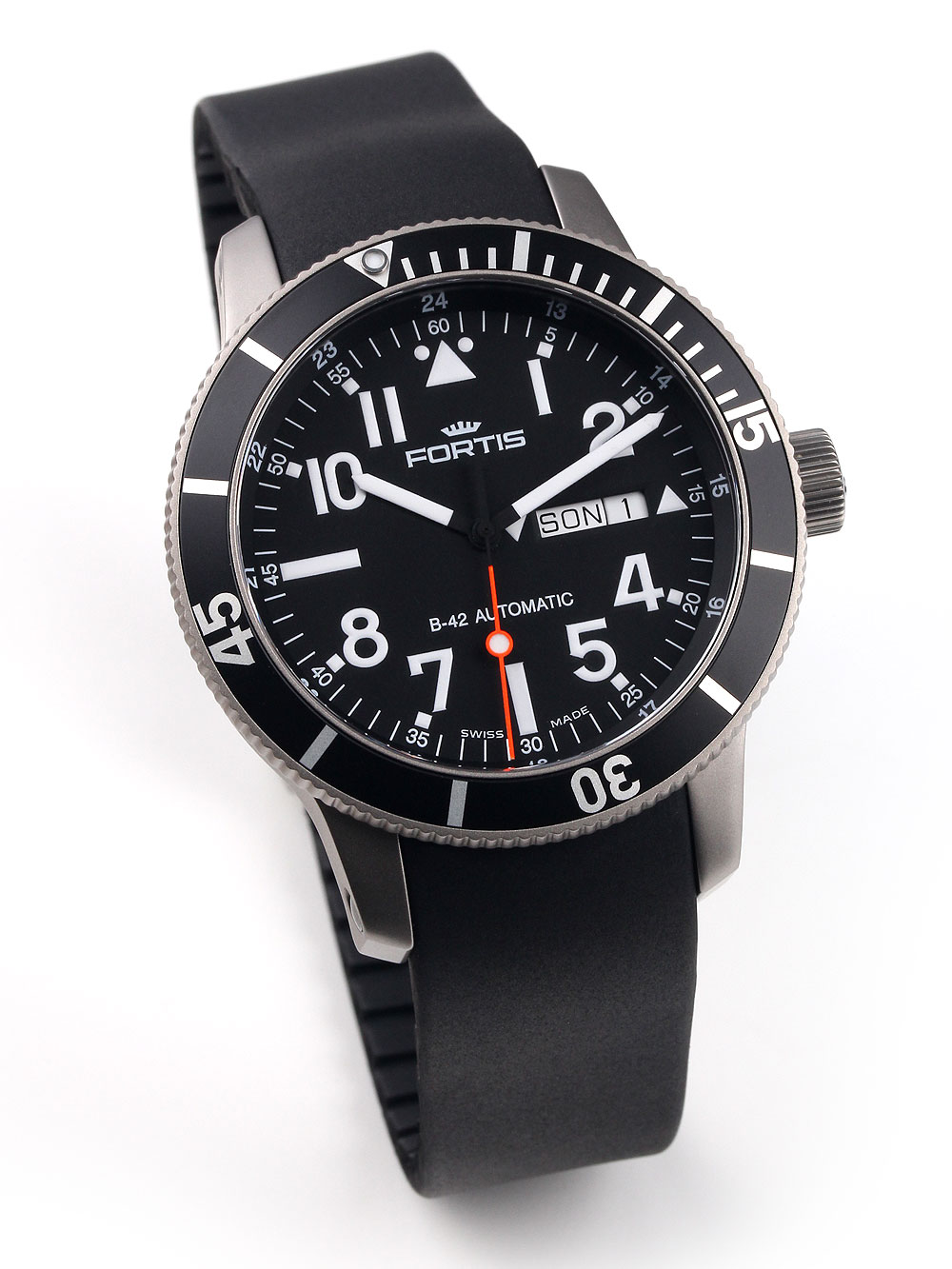 Fortis 647.29.41 K B-42 Cosmonauts Automatik 45 20ATM