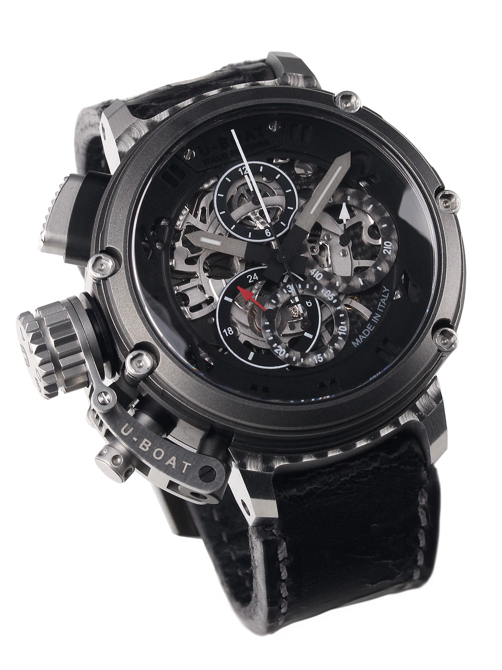 Image of U-Boat 8028 Chimera Skeleton Chronograph Autom. 46mm 100M