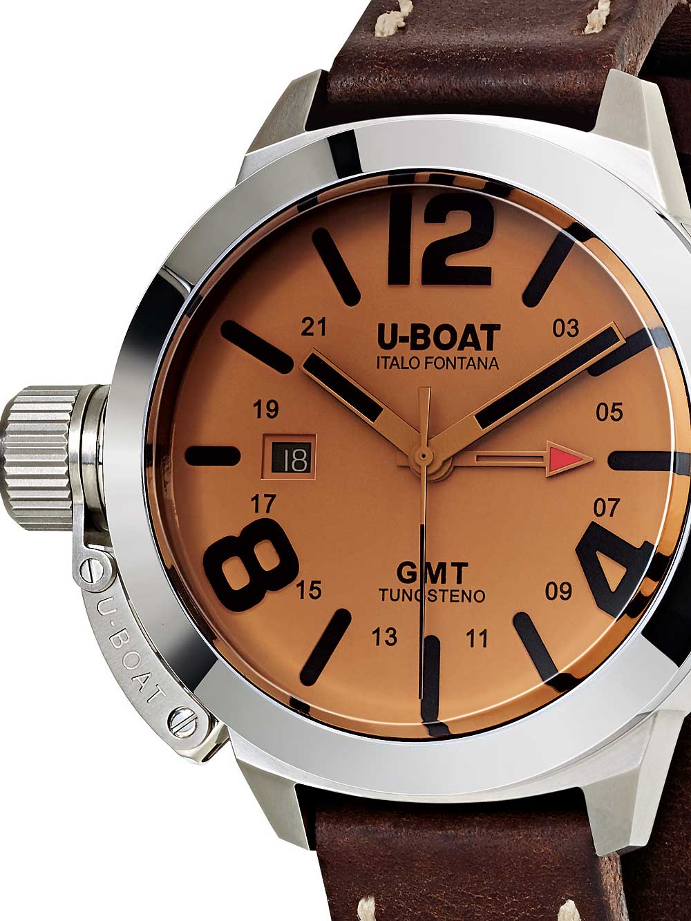 U-Boat 8051 Classico GMT Tungsteno Automatik beige 45mm