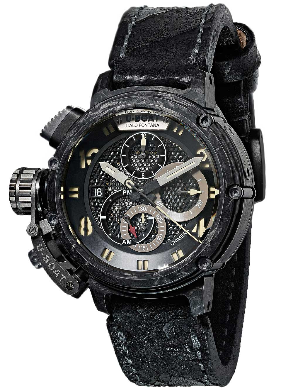 Image of U-Boat 8057 Chimera Carbon Autom. Chronograph 46mm 50M