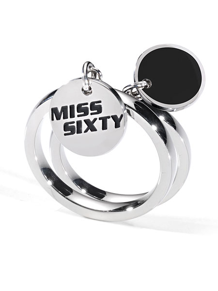 Miss Sixty Damen Ring Gr. 54 PAILLETTES SMSC06014