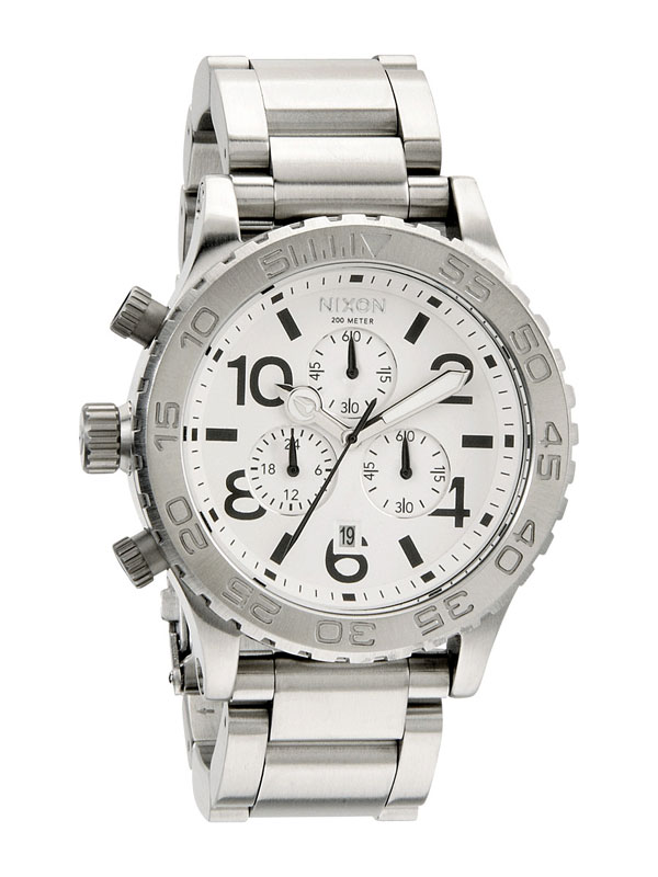 NIXON 42-20 Chrono A037-100 White Unisexuhr