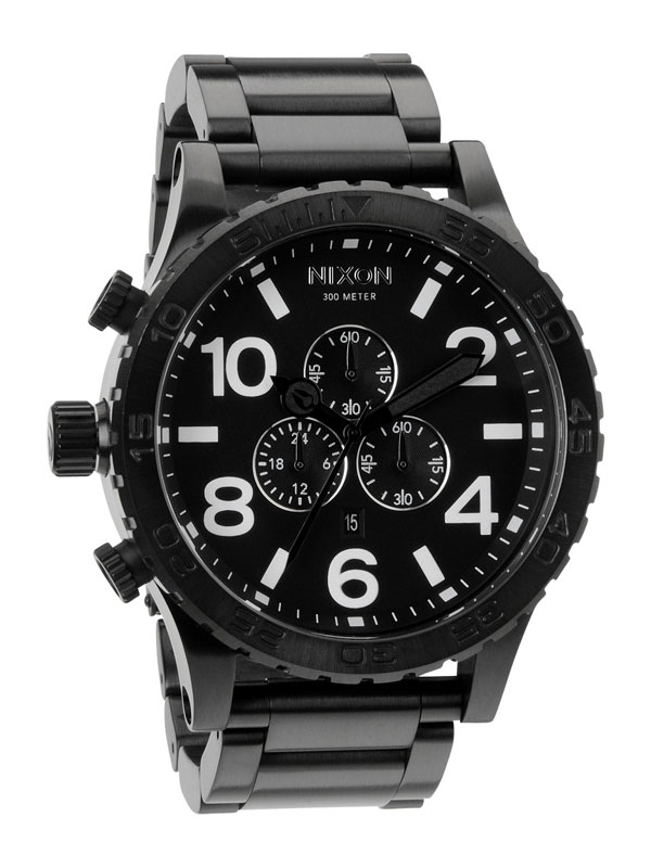 NIXON 51-30 Chrono A083-001 All Black Herrenuhr