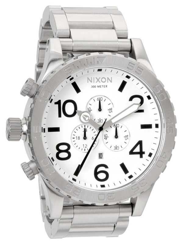 NIXON 51-30 Chrono A083-100 White Herrenuhr