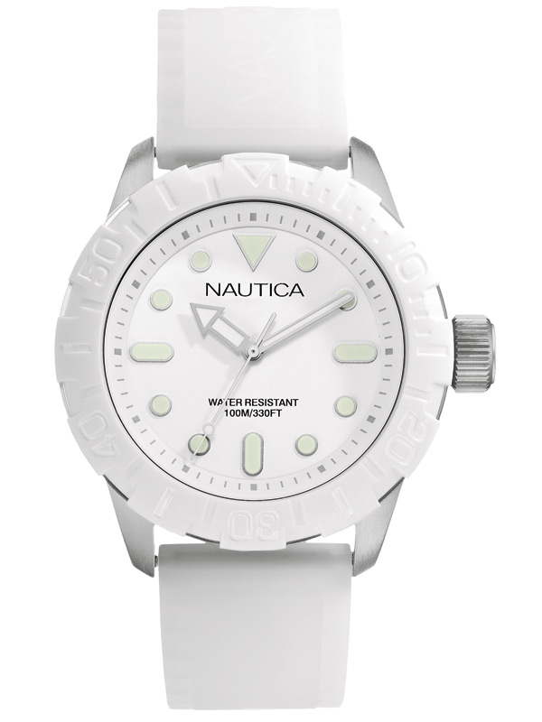 NAUTICA NSR 100 A09603G modische 10 ATM Unisex Taucheruhr