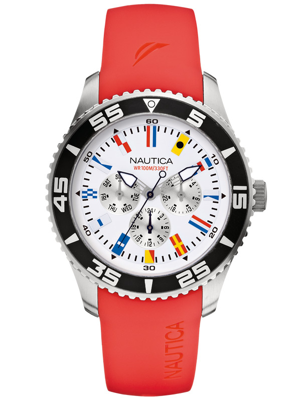 NAUTICA NST 07 Flag A12628G Multifunktion 44 mm 10 ATM