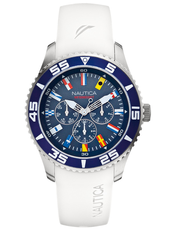 NAUTICA NST 07 Flag A12629G Multifunktion 44 mm 10 ATM