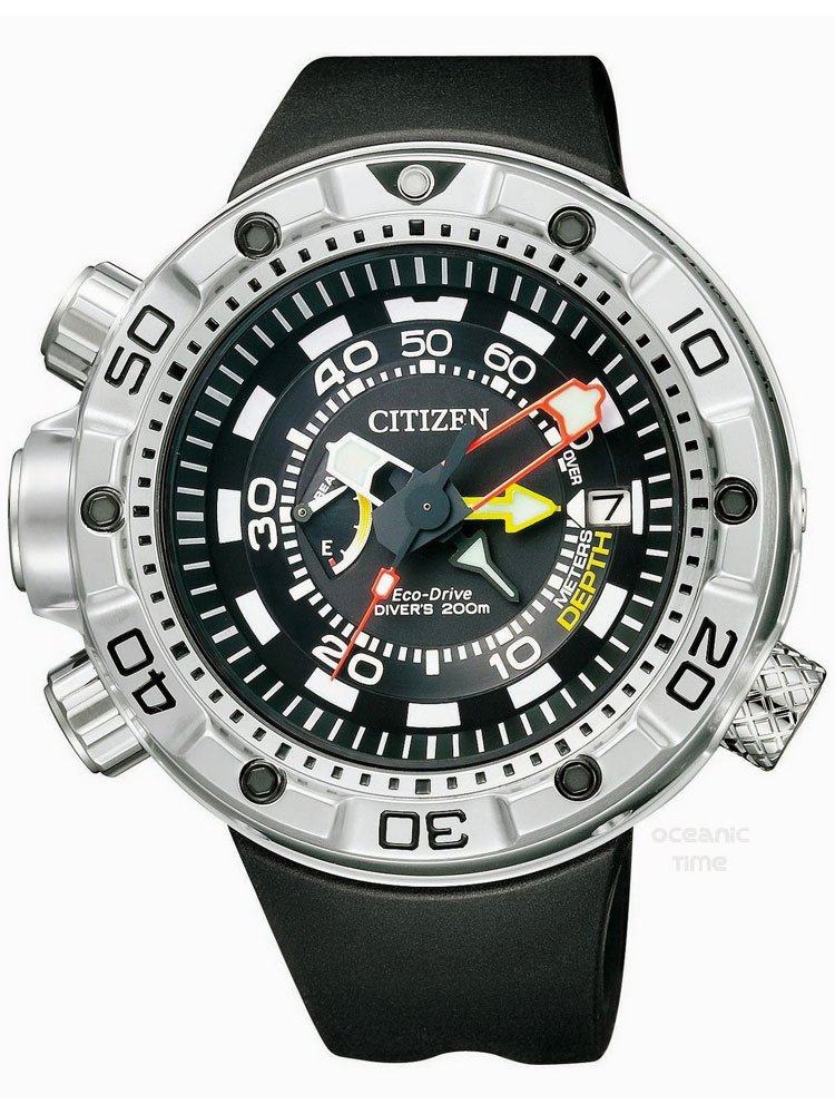 Citizen BN2021-03E Eco-Drive Promaster Marine Tiefenmesser 49mm 20ATM