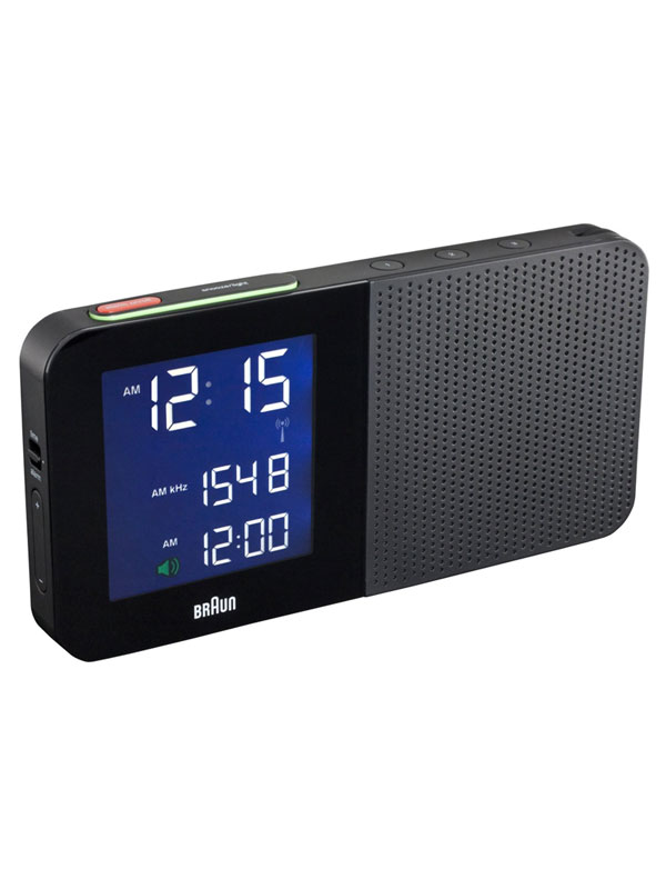 Braun LCD Radio-Funkwecker BNC010-BL-RC weltw. Empfang - blau