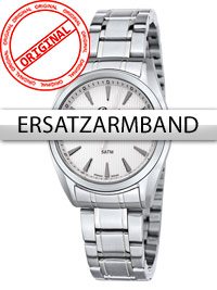 Image of Bossart Ersatzband Edelstahl BW-1310 Damen silber