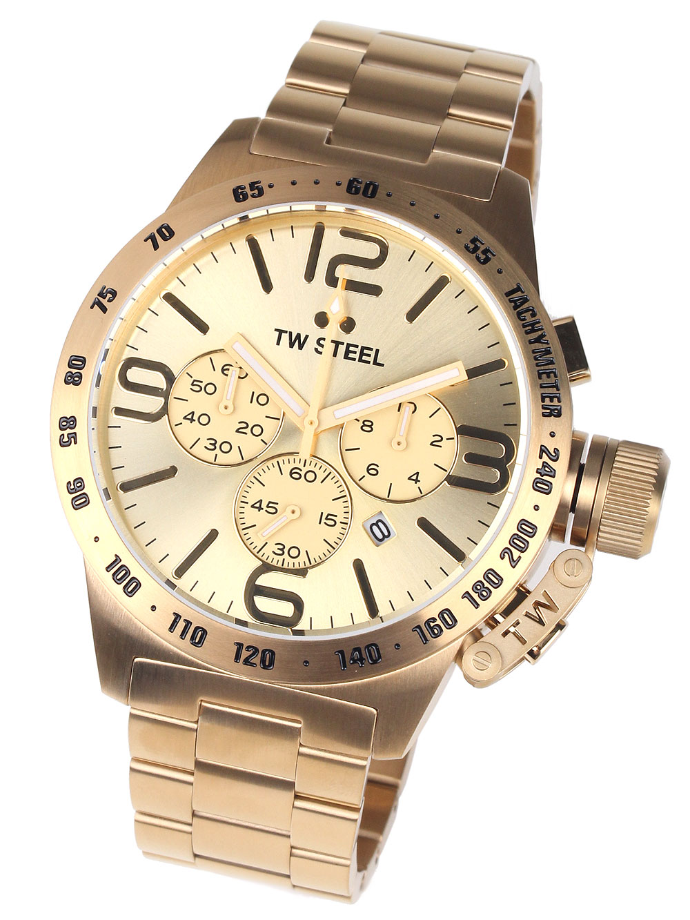 TW-Steel CB104 Canteen Bracelet Chronograph 50mm 10ATM