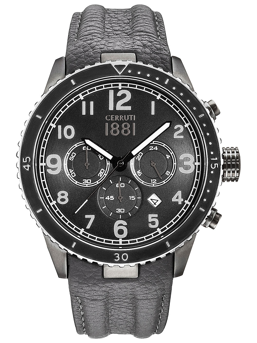 Cerruti CRA104SUB02GY Volterra Chronograph 46mm 5ATM