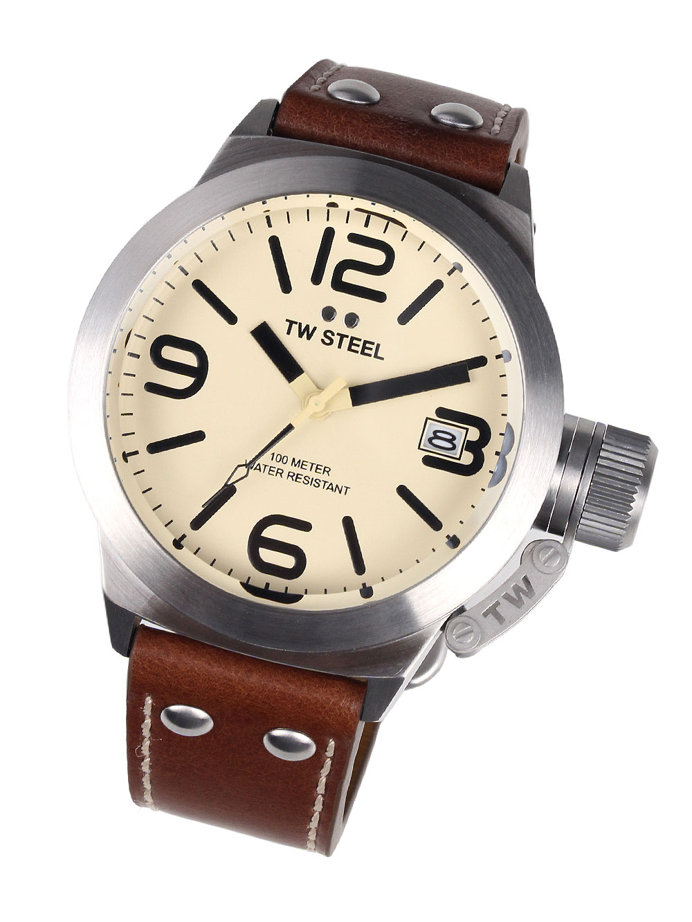TW-Steel CS11 Canteen Leather 45mm 10ATM