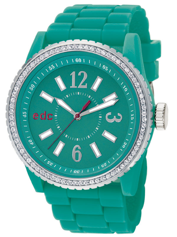 edc by Esprit EE101032004 Discoglam Envy Cool Turquoise Damenuhr