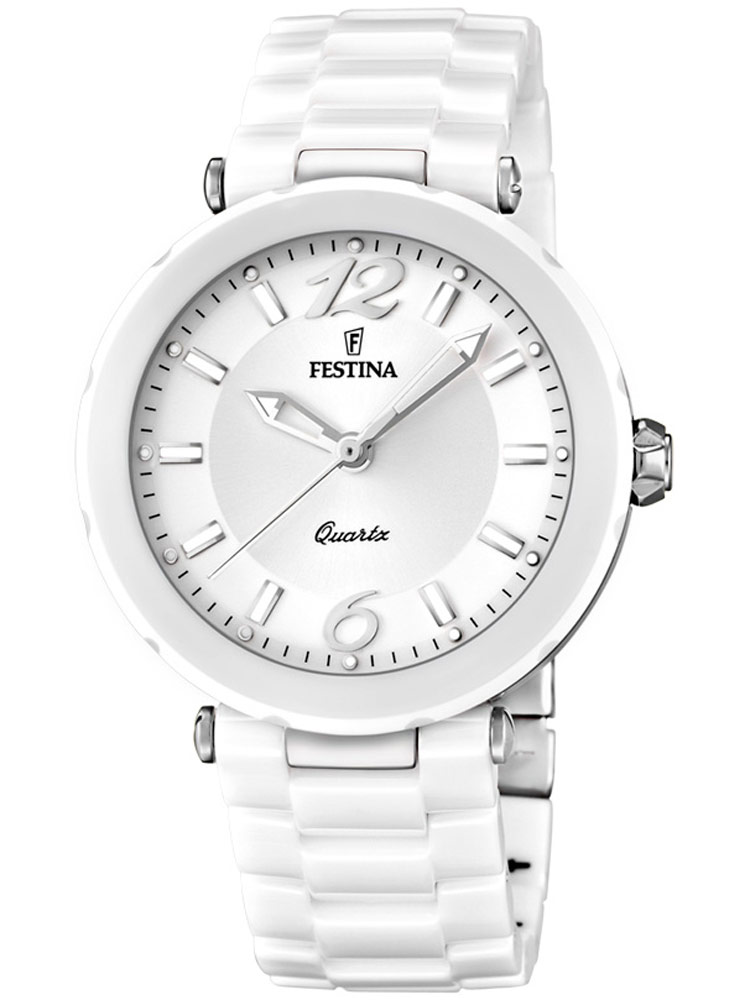 Festina Ceramic F16640/1 Damenuhr weiss 38 mm