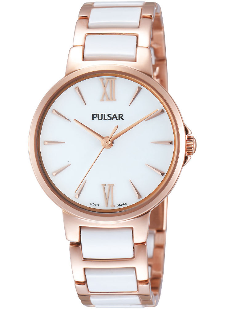 Image of Damen-Armbanduhr Pulsar weiß