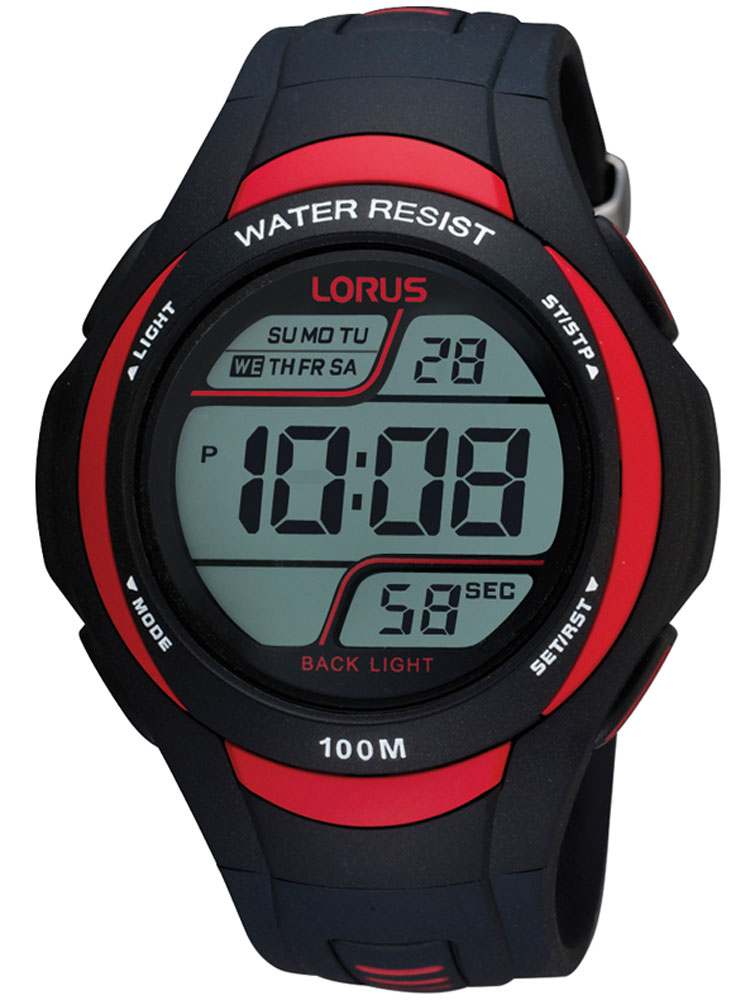 Lorus R2307EX9 Herren Digitaluhr 10 ATM 46 mm