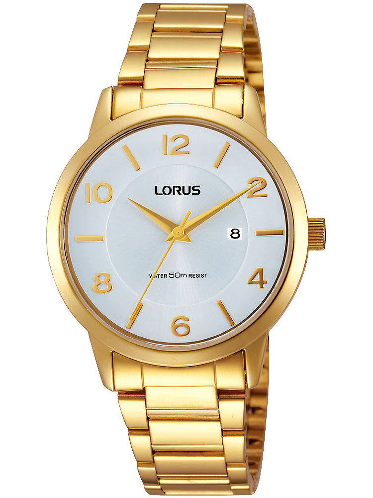 Lorus RH774AX9 goldene Damenuhr 50M 32mm