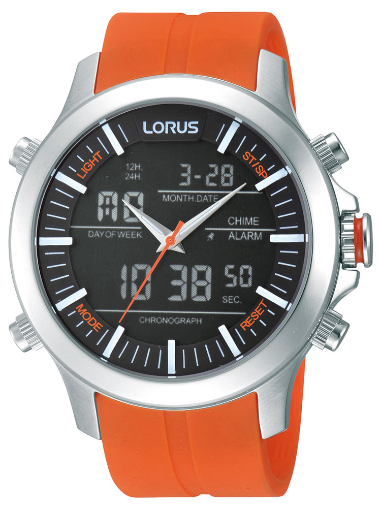 Lorus RW609AX9 Herren Ana-Digi 10 ATM 46 mm