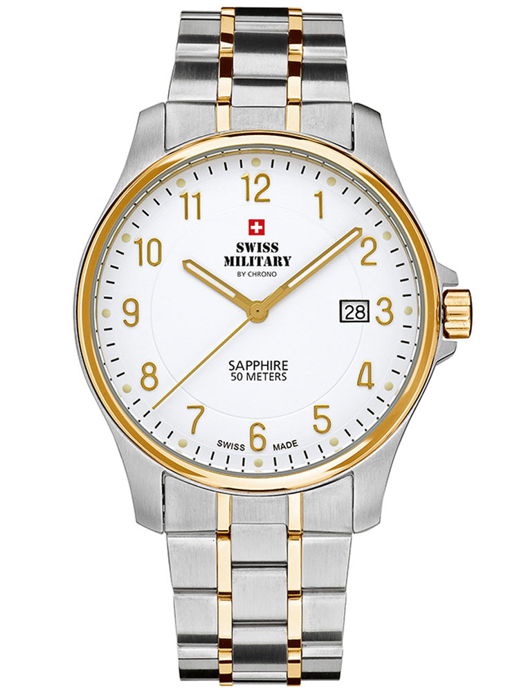 Swiss Military SM30137.04 Herren Saphirglas, 5 ATM, 39 mm