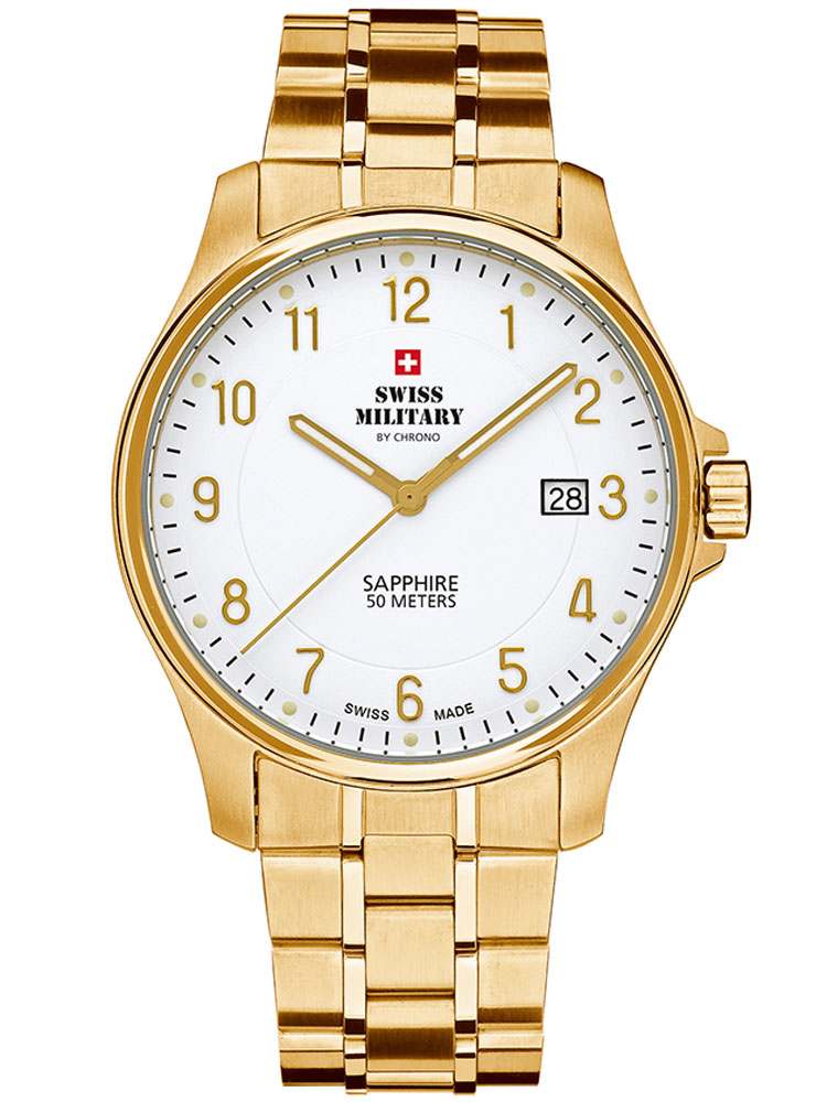 Swiss Military SM30137.05 Herren Saphirglas, 5 ATM, 39 mm