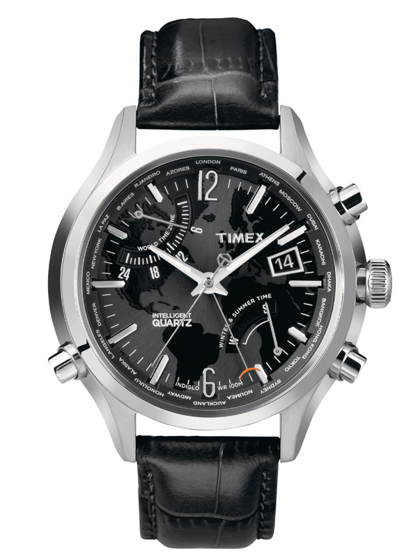 Timex World Time IQ Serie T2N943 Herrenuhr Weltzeituhr