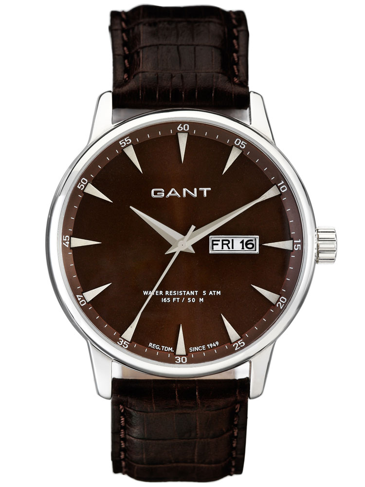 Gant W10703 Covingston Herrenuhr silber braun
