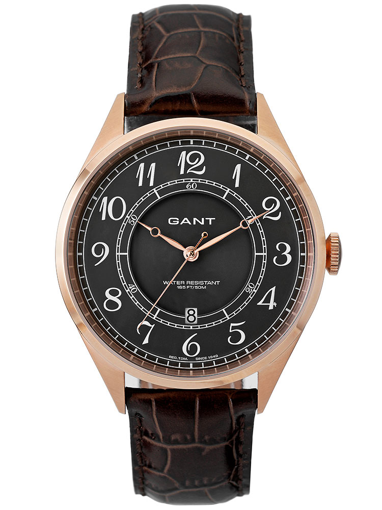 Gant Crofton W70473 Herrenuhr rose grau braun 41 mm