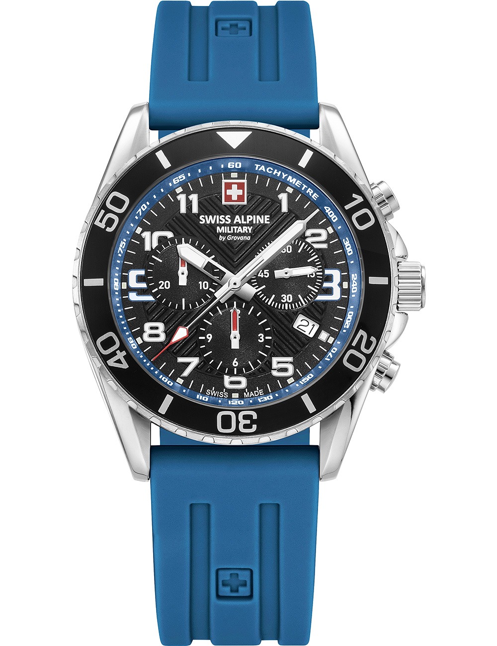Swiss Alpine Military 7029.9835 Herrenuhr Raptor Chronograph 42mm 10ATM