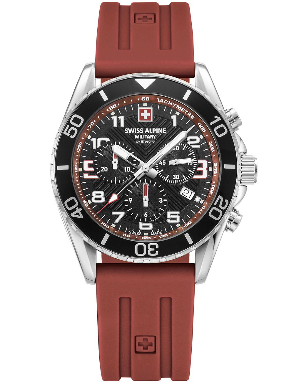 Swiss Alpine Military 7029.9836 Herrenuhr Raptor Chronograph 42mm 10ATM