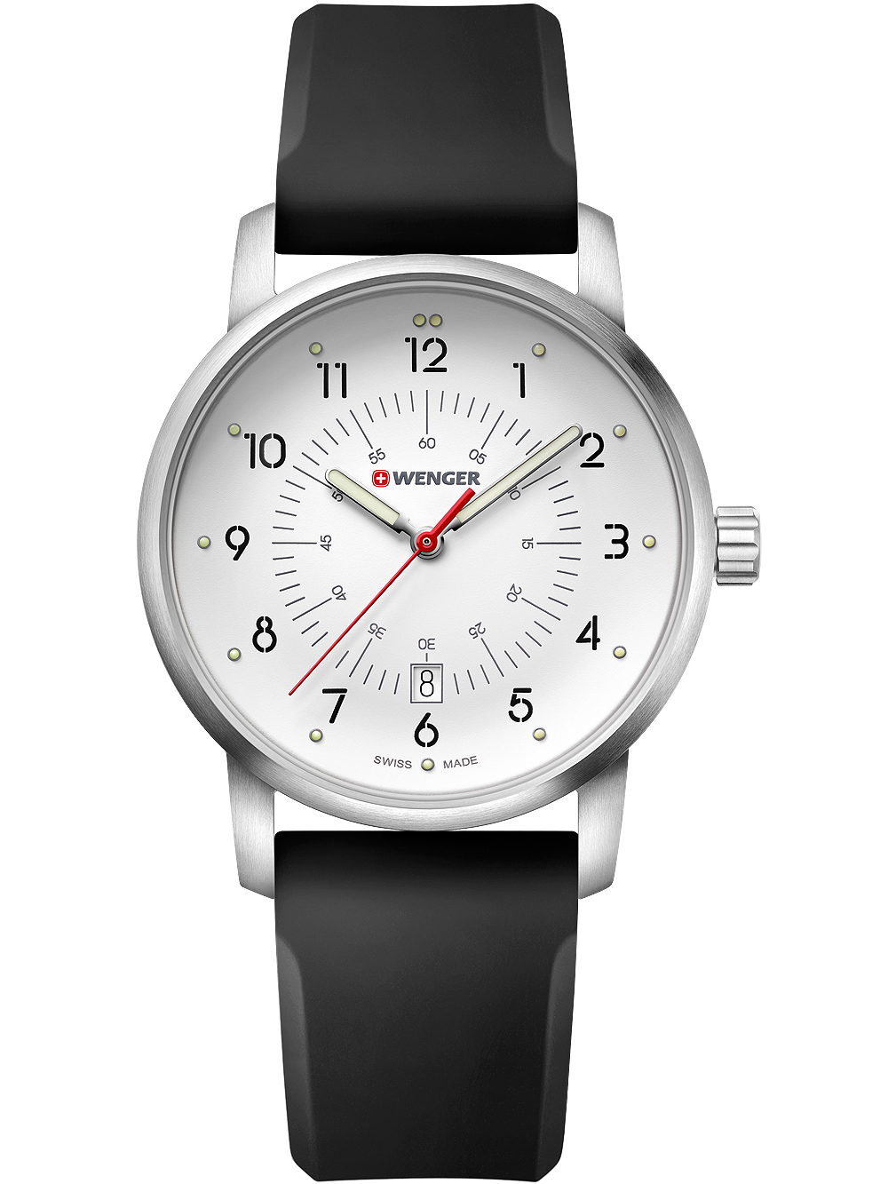 Wenger 01.1641.113 Avenue Herren 42mm 10ATM