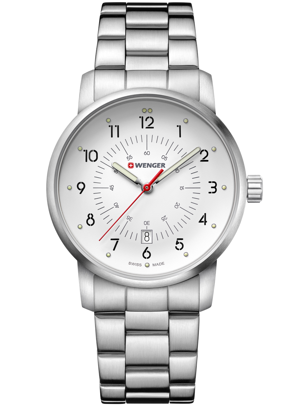 Wenger 01.1641.114 Avenue Herren 42mm 10ATM