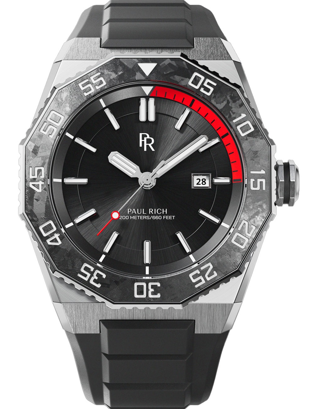 0766236337265 - PR-45210 Herrenuhr Aquacarbon Pro Midnight 42mm 20ATM 0766236337265 - PR-45210 Herrenuhr Aquacarbon Pro Midnight 42mm 20ATM