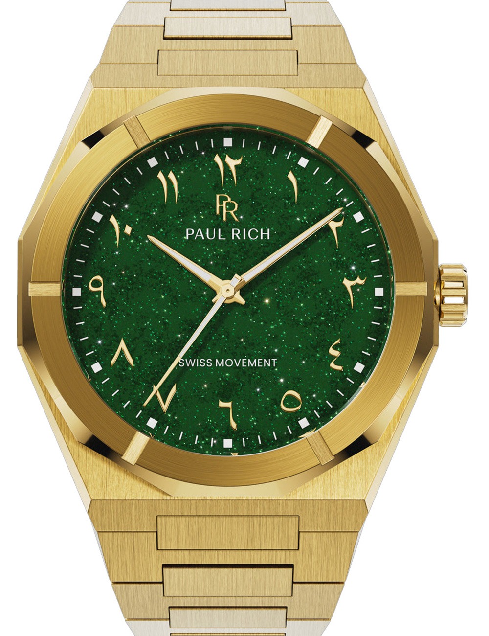 0783385626965 - PR-45264 Herrenuhr Star Dust II Emerald Dune 43mm 5ATM