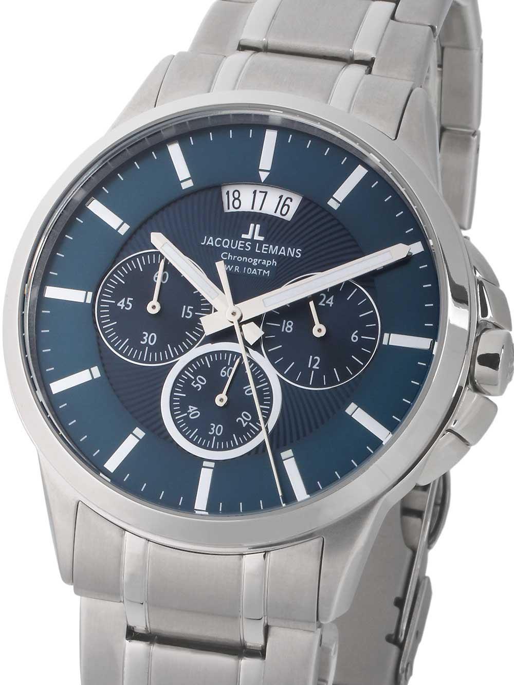 Jacques Lemans 1-1542I Sydney Herren Chrono 42mm 10ATM