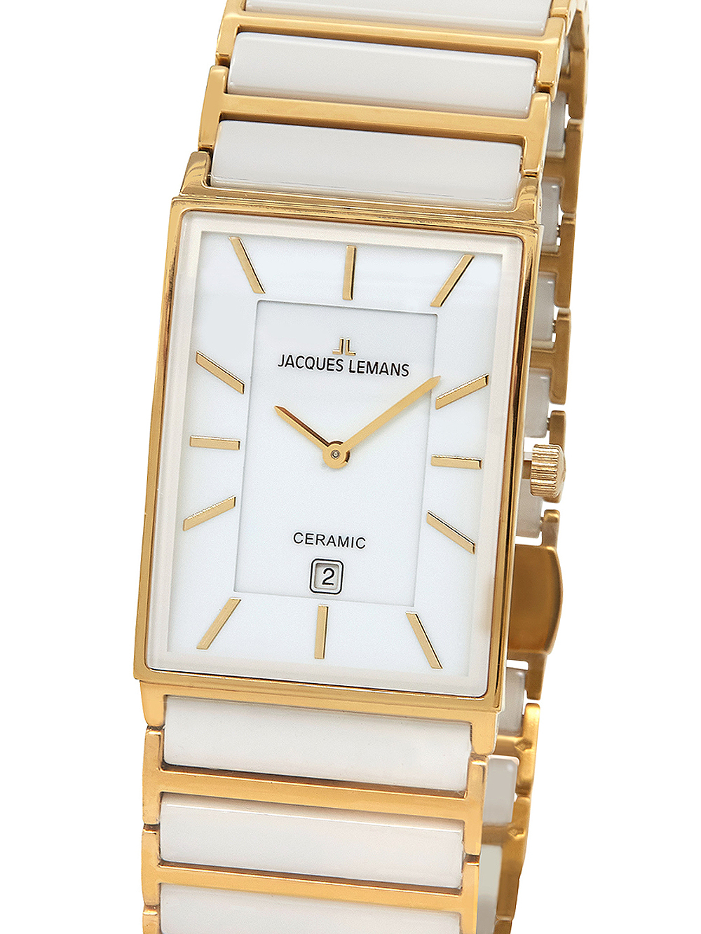 4040662136309 - Quarzuhr JACQUES LEMANS York Armbanduhren weiß Damen Quarzuhren Armbanduhr Damenuhr Herrenuhr Datum Keramik unisex 4040662136309 - Quarzuhr JACQUES LEMANS York Armbanduhren weiß Damen Quarzuhren Armbanduhr Damenuhr Herrenuhr Datum Keramik unisex