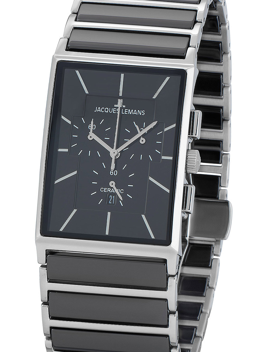 Jacques Lemans 1-1900A York Keramik Herren 32mm 5ATM